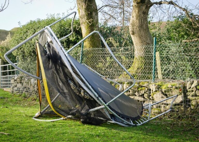 What Do You Do With a Trampoline During a Storm? BACKYARDABLES