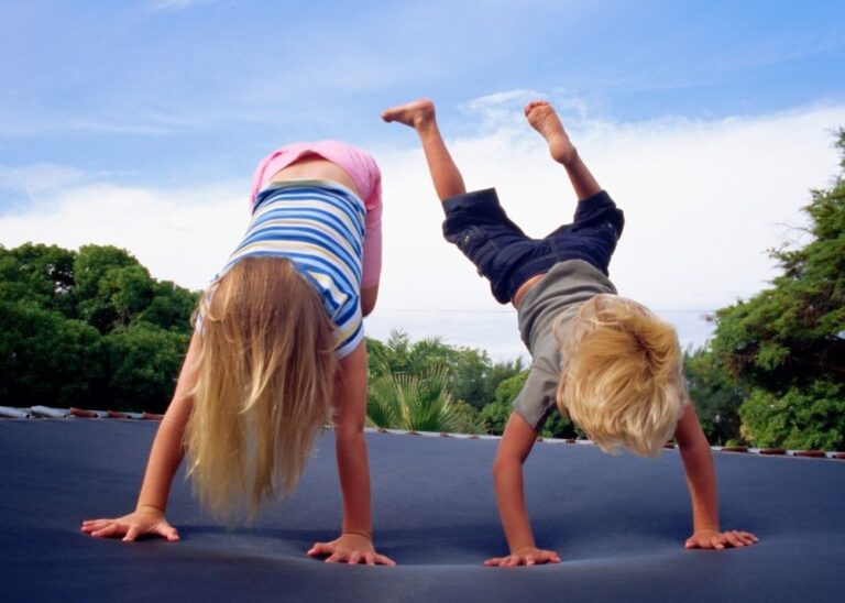 How To Install A Trampoline On A Slope BACKYARDABLES